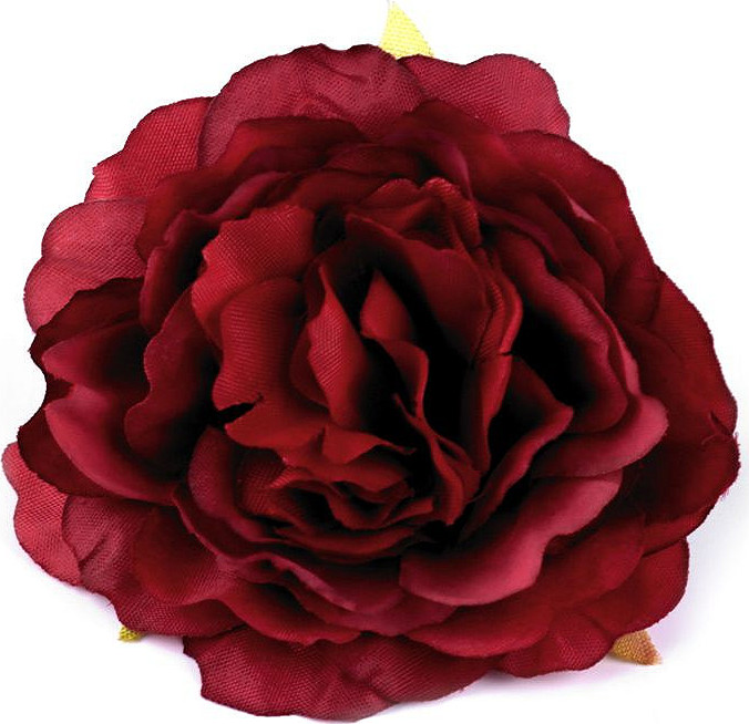 Umělý květ růže Ø6,5 cm Varianta: 8 bordó, Balení: 2 ks