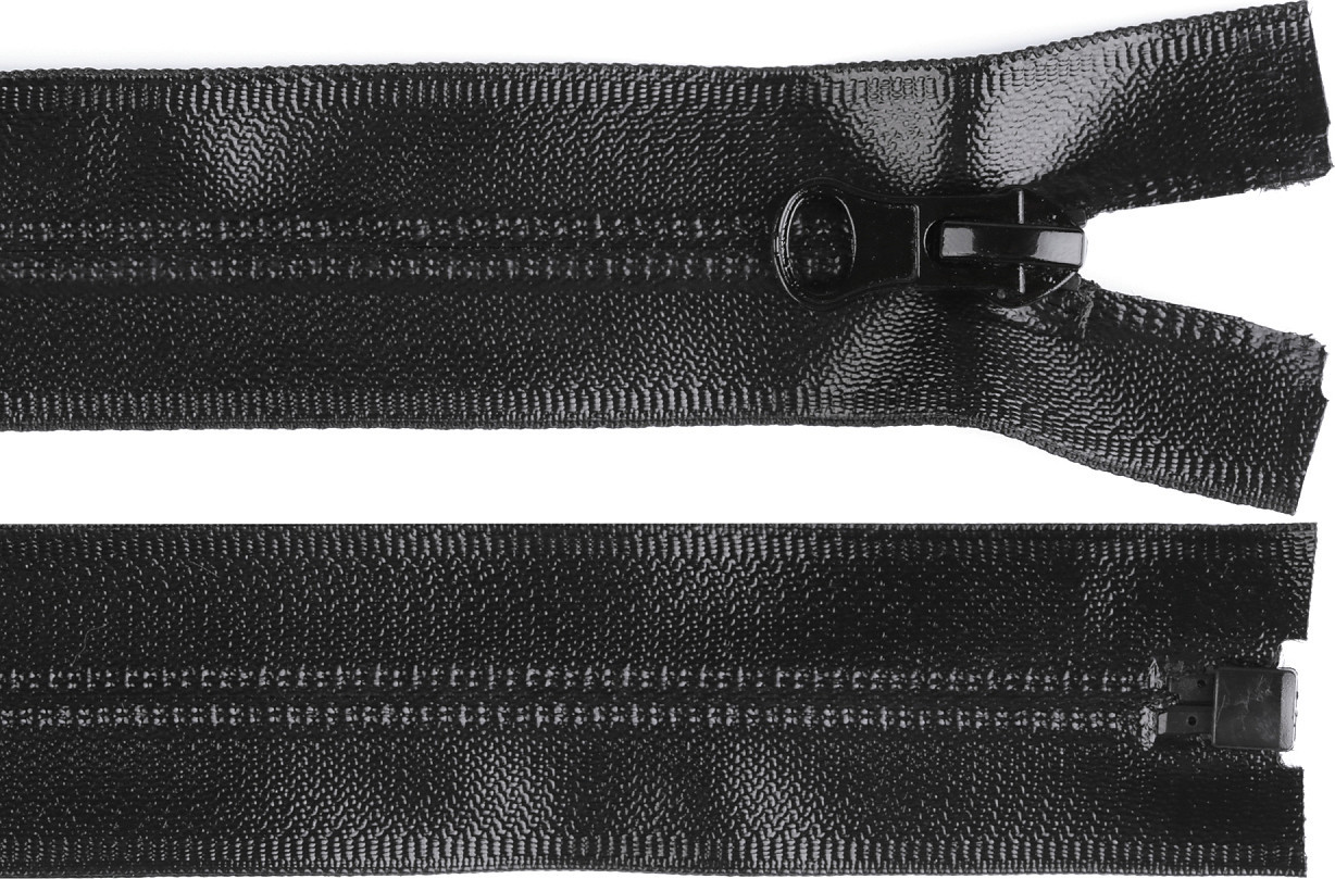 Voděodolný zip šíře 7 mm délka 50 cm spirálový Varianta: černá, Balení: 1 ks