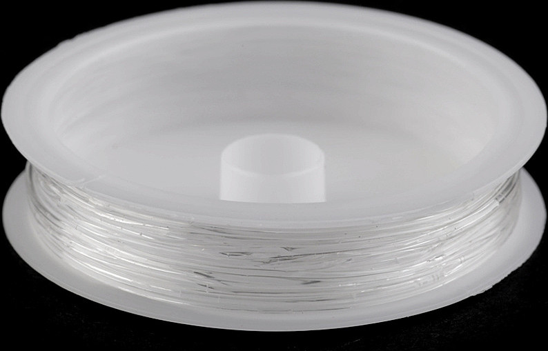 Pruženka / gumička kulatá Ø1 mm Varianta: transparent, Balení: 1 ks