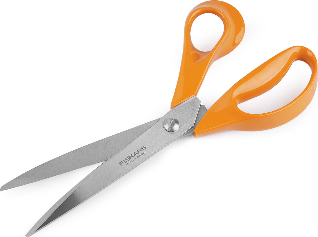 Krejčovské nůžky Fiskars délka 25 cm Varianta: oranžová, Balení: 1 ks