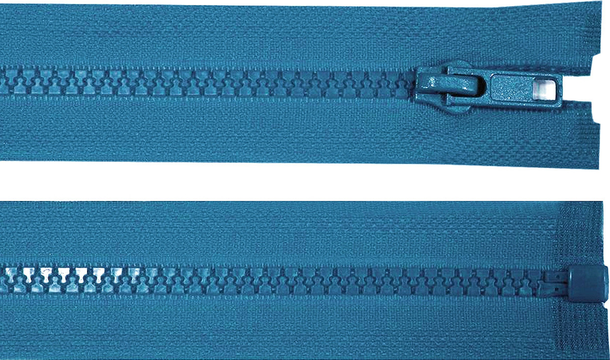 Kostěný zip No 5 délka 45 cm bundový Varianta: 216 modrá sytá, Balení: 1 ks