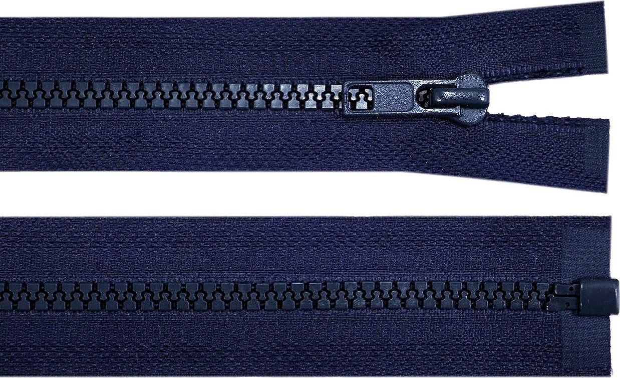 Kostěný zip No 5 délka 45 cm bundový Varianta: 330 modrá tmavá, Balení: 1 ks