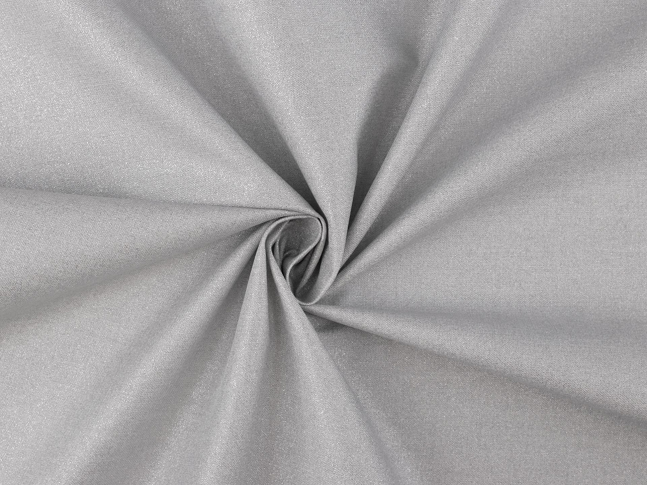 Bavlněná tkanina jednostranná s hliníkovým zátěrem Zaro Varianta: šedá, Balení: 1 m