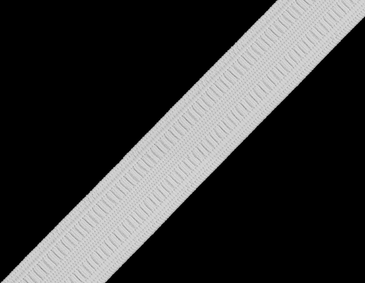 Prošívací pruženka šíře 20 mm Varianta: bílá, Balení: 1 m