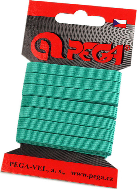 Prádlová pruženka na kartě šíře 7 mm barevná Varianta: 8 (7704) modrá tmavá, Balení: 1 karta