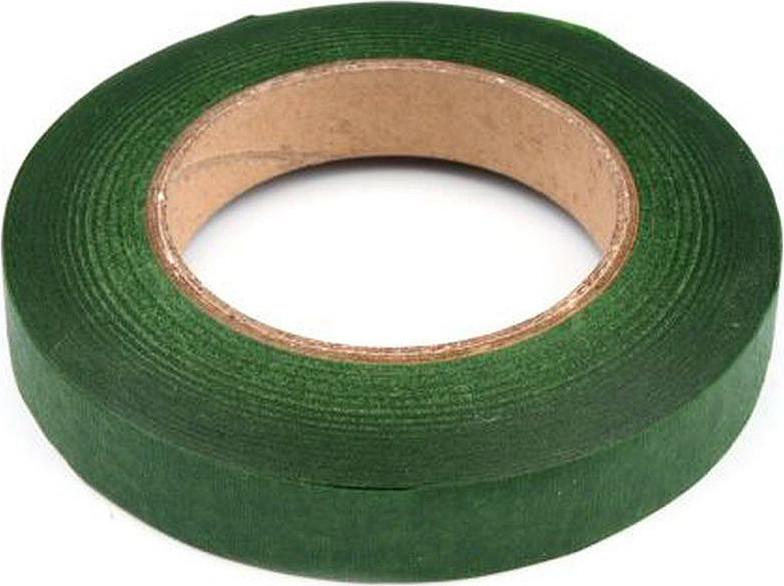 Floristická páska šíře 12 mm Varianta: 3 zelené kapradí, Balení: 1 ks