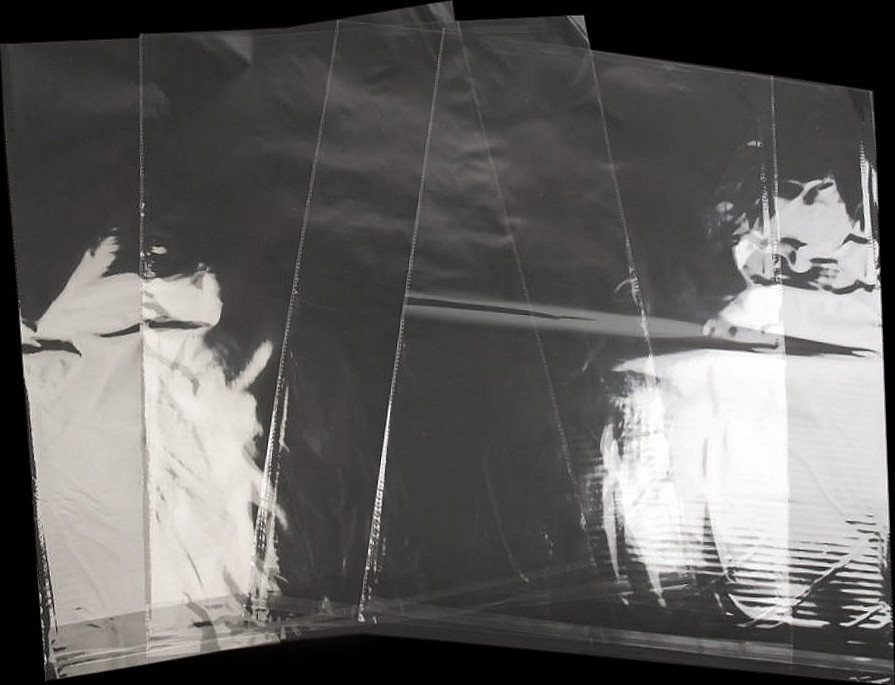 PP sáček s lepicí klopou 50x60 cm Varianta: transparent, Balení: 100 ks