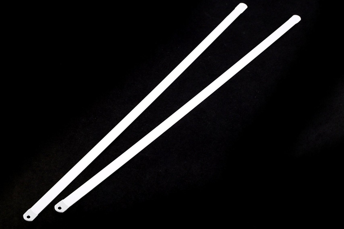 Výztuž do korzetu kovová šíře 8 mm více délek Varianta: 1 (30 cm) bílá, Balení: 2 ks