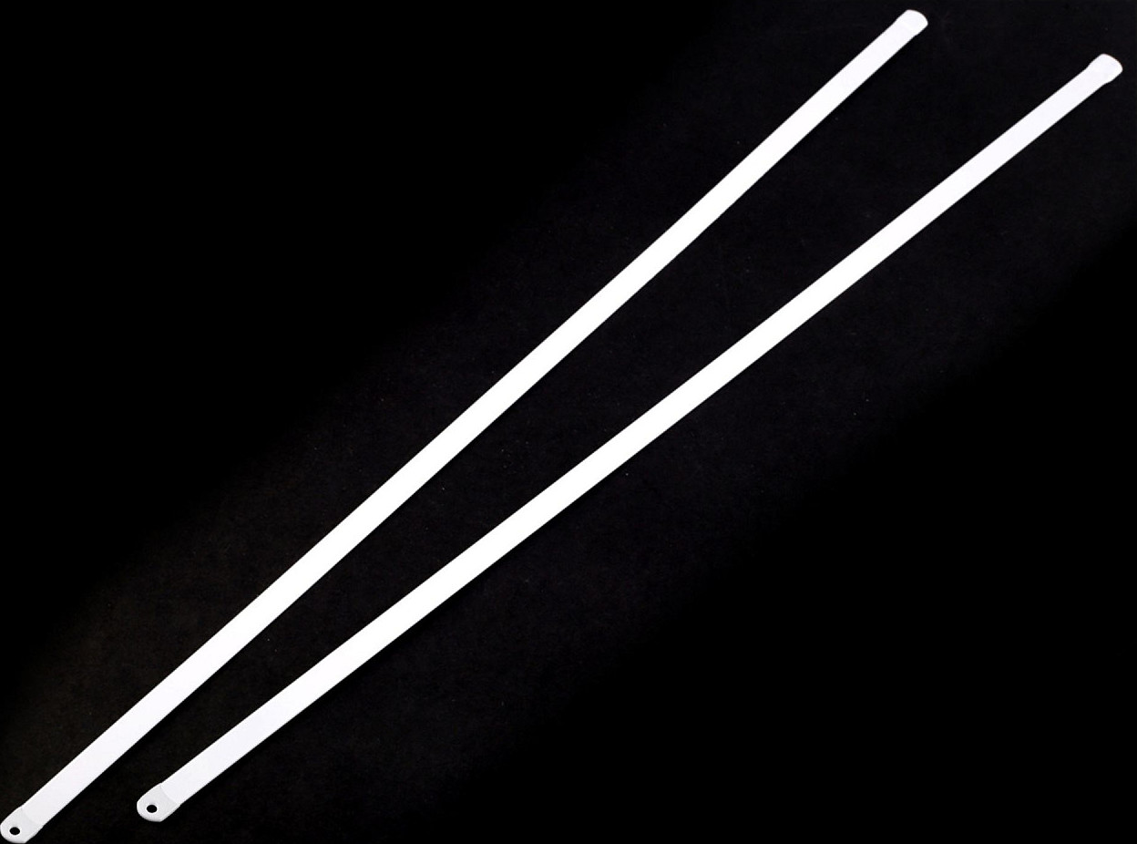 Výztuž do korzetu kovová šíře 8 mm více délek Varianta: 3 (40 cm) bílá, Balení: 2 ks
