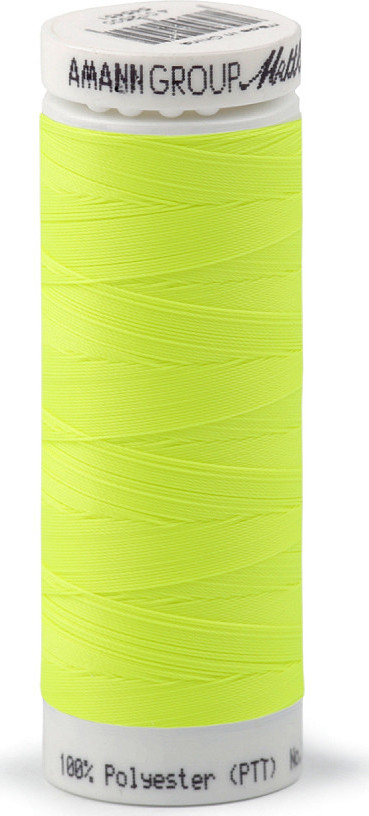 Polyesterové elastické nitě Seraflex Mettler návin 130 m Varianta: 1426 žlutá reflexní, Balení: 5 ks