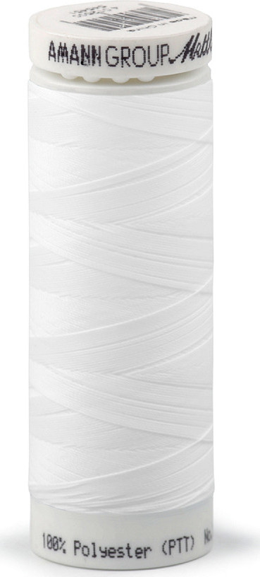 Polyesterové elastické nitě Seraflex Mettler návin 130 m Varianta: 2000 bílá, Balení: 5 ks