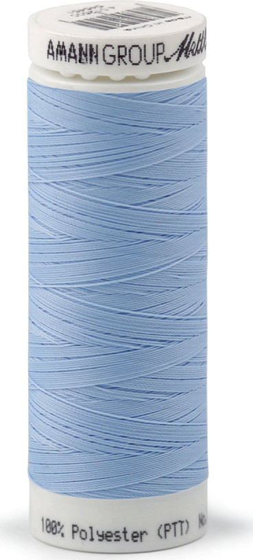 Polyesterové elastické nitě Seraflex Mettler návin 130 m Varianta: 0271 modrá světlá, Balení: 5 ks