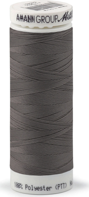 Polyesterové elastické nitě Seraflex Mettler návin 130 m Varianta: 0415 šedá, Balení: 5 ks
