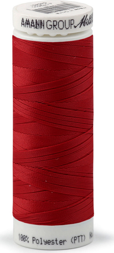 Polyesterové elastické nitě Seraflex Mettler návin 130 m Varianta: 0504 červená, Balení: 5 ks