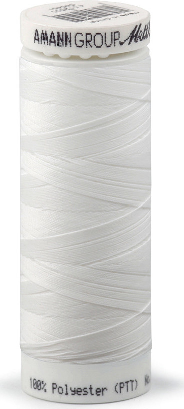 Polyesterové elastické nitě Seraflex Mettler návin 130 m Varianta: 1000 Off White, Balení: 5 ks