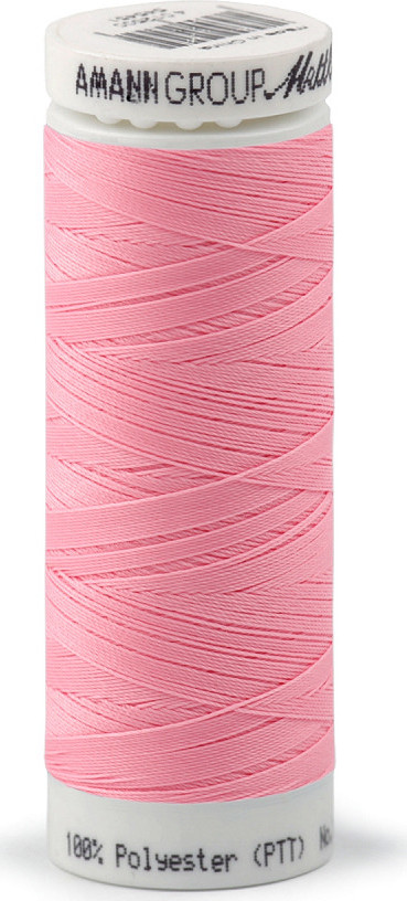 Polyesterové elastické nitě Seraflex Mettler návin 130 m Varianta: 1056 růžová sv., Balení: 5 ks