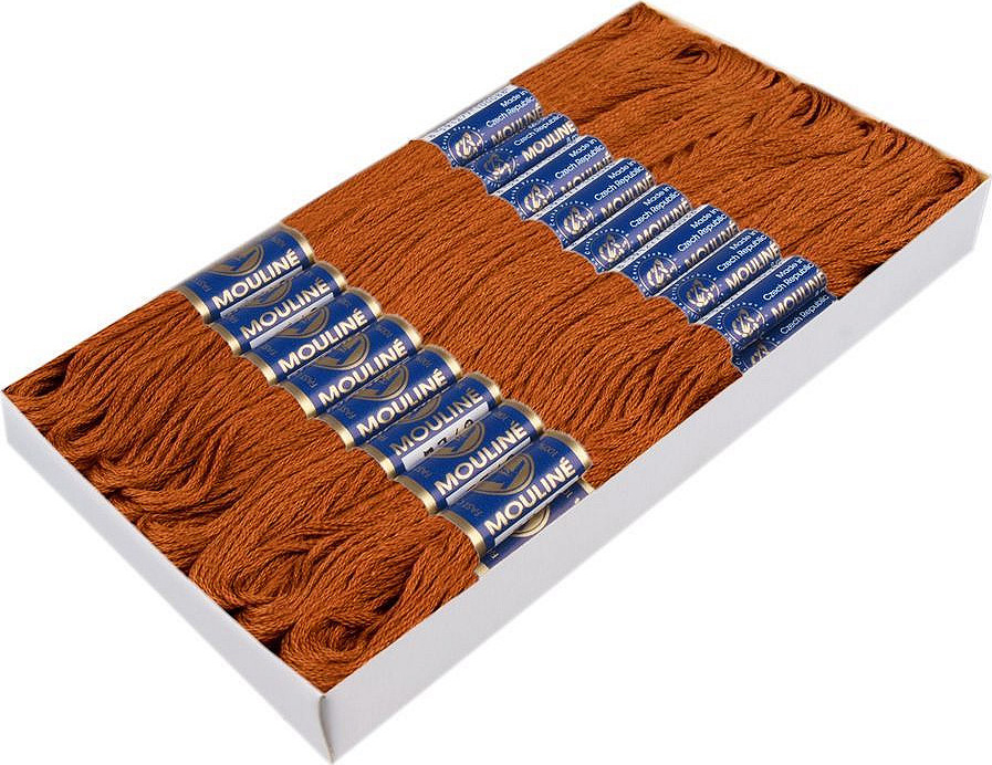 Příze vyšívací Mouline Niťárna Varianta: 7952 Ginger Snap, Balení: 24 ks