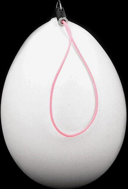 Plastové vejce 46x64 mm se závěsem Varianta: bílá mléčná, Balení: 2 ks