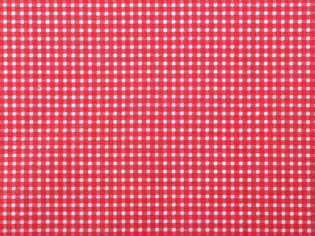 Bavlněná látka / plátno mini káro Varianta: 7 (31) červená, Balení: 1 m