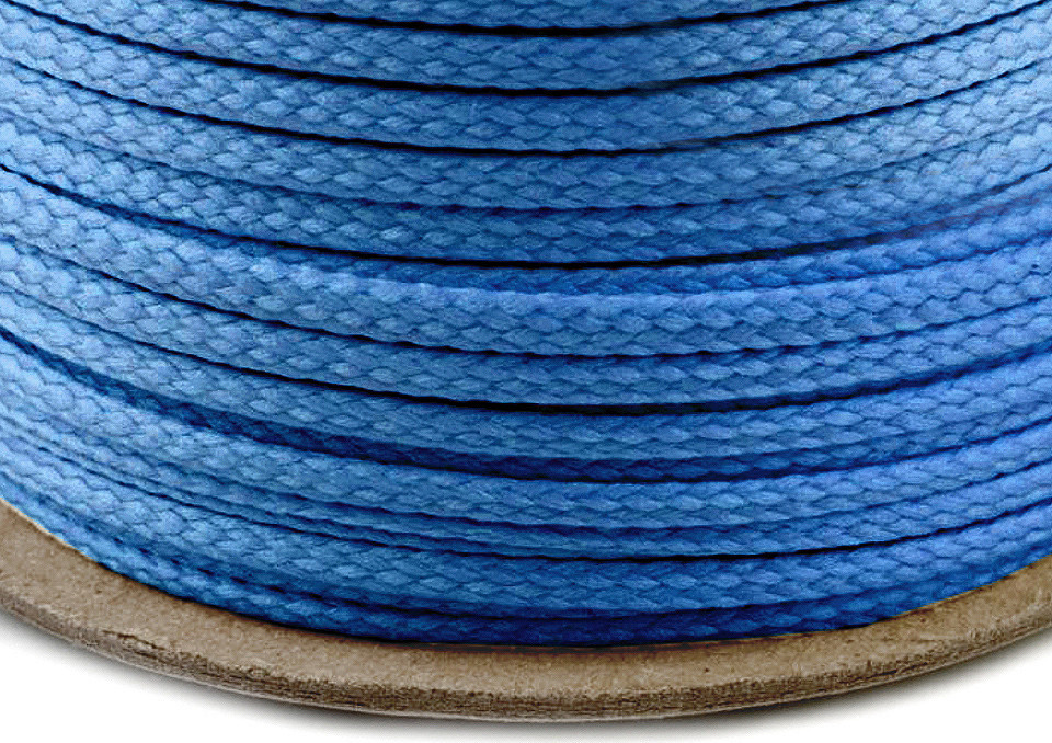 Oděvní šňůra PES Ø4 mm Varianta: 4684 modrá, Balení: 100 m