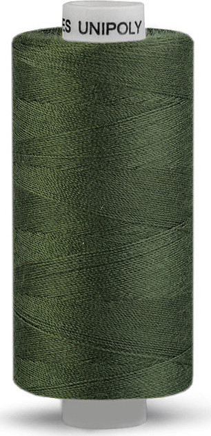 Polyesterové nitě Unipoly návin 500 m Varianta: 687 olivová zeleň tmavá, Balení: 10 ks