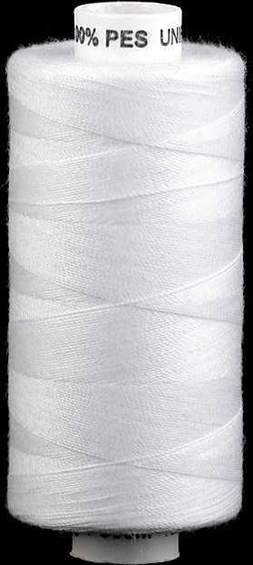 Polyesterové nitě Unipoly návin 500 m Varianta: 001 bílá, Balení: 10 ks