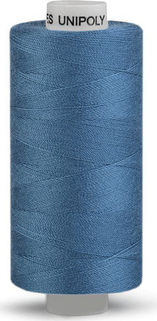 Polyesterové nitě Unipoly návin 500 m Varianta: 566 modrá capri, Balení: 10 ks