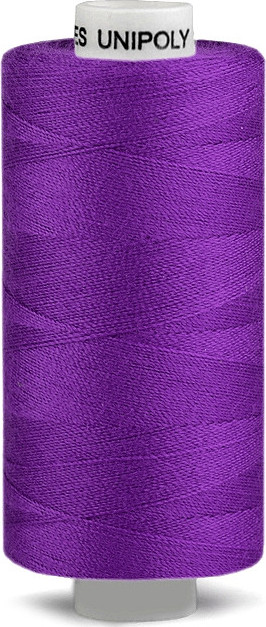 Polyesterové nitě Unipoly návin 500 m Varianta: 447 fialová gerbera, Balení: 10 ks