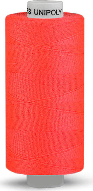 Polyesterové nitě Unipoly návin 500 m Varianta: 325 červená neon, Balení: 10 ks