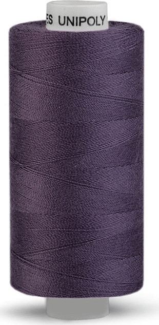Polyesterové nitě Unipoly návin 500 m Varianta: 449 fialová temná tmavá, Balení: 10 ks
