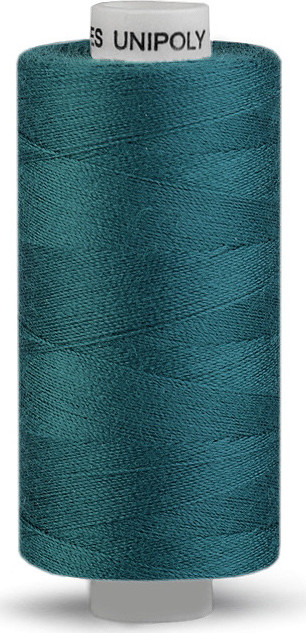 Polyesterové nitě Unipoly návin 500 m Varianta: 568 modrozelená tm, Balení: 10 ks