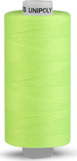 Polyesterové nitě Unipoly návin 500 m Varianta: 612 zelená neon světlá, Balení: 10 ks