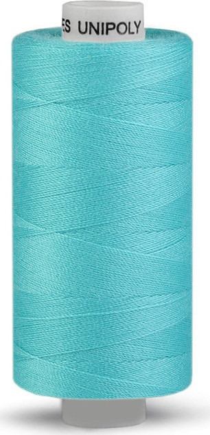Polyesterové nitě Unipoly návin 500 m Varianta: 653 Baby Blue, Balení: 10 ks
