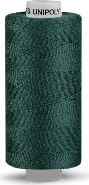 Polyesterové nitě Unipoly návin 500 m Varianta: 669 zelenočerná tm, Balení: 10 ks