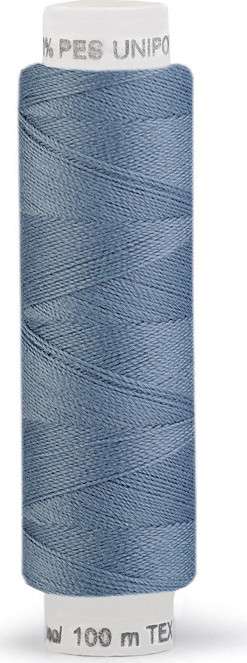Polyesterové nitě Unipoly návin 100 m Varianta: 585 Bijou Blue, Balení: 10 ks