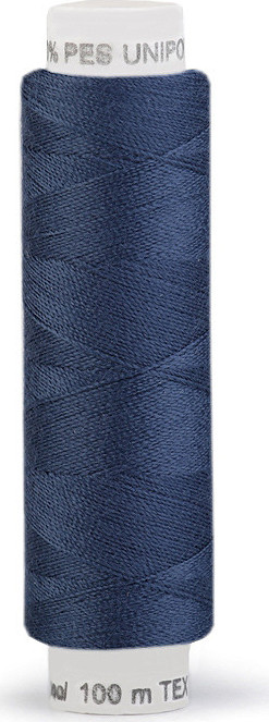 Polyesterové nitě Unipoly návin 100 m Varianta: 587 Estate Blue, Balení: 10 ks