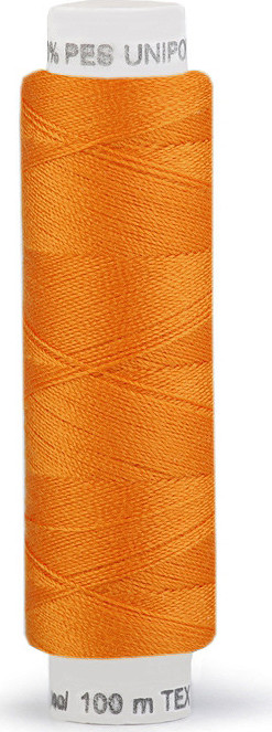 Polyesterové nitě Unipoly návin 100 m Varianta: 178 Apricot, Balení: 10 ks