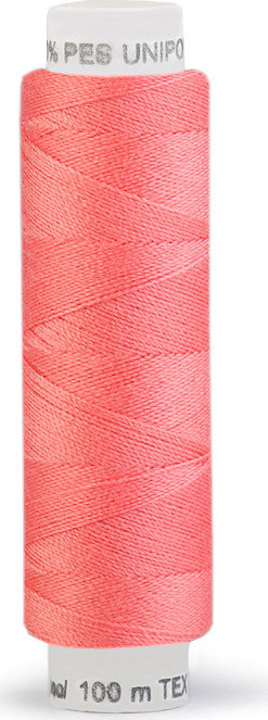 Polyesterové nitě Unipoly návin 100 m Varianta: 324 Fusion Coral, Balení: 10 ks