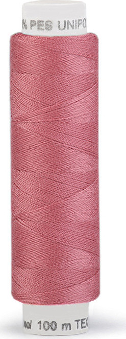 Polyesterové nitě Unipoly návin 100 m Varianta: 374 Baroque Rose, Balení: 10 ks