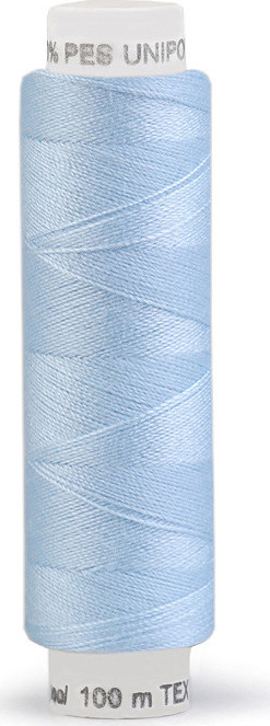 Polyesterové nitě Unipoly návin 100 m Varianta: 550 Ballad Blue, Balení: 10 ks