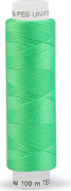 Polyesterové nitě Unipoly návin 100 m Varianta: 622 Jasmine Green, Balení: 10 ks