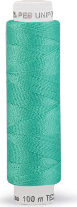 Polyesterové nitě Unipoly návin 100 m Varianta: 623 Kelly Green, Balení: 10 ks