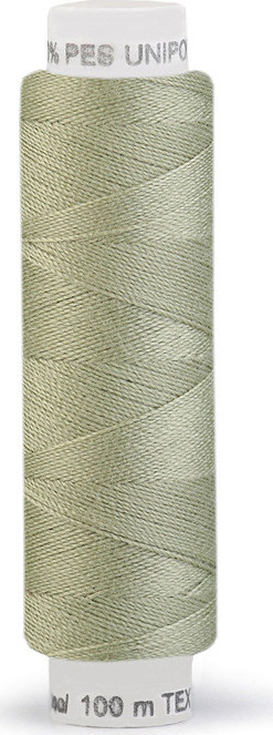 Polyesterové nitě Unipoly návin 100 m Varianta: 681 Moss, Balení: 10 ks