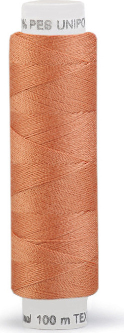 Polyesterové nitě Unipoly návin 100 m Varianta: 731 Amber, Balení: 10 ks