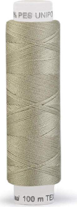 Polyesterové nitě Unipoly návin 100 m Varianta: 762 Light Moss, Balení: 10 ks