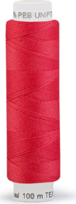 Polyesterové nitě Unipoly návin 100 m Varianta: 335 Tango Red, Balení: 10 ks