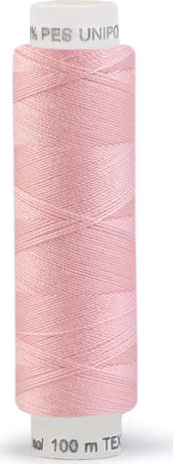 Polyesterové nitě Unipoly návin 100 m Varianta: 371 Seashell Pink, Balení: 10 ks