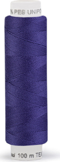Polyesterové nitě Unipoly návin 100 m Varianta: 538 modrá námořnická, Balení: 10 ks