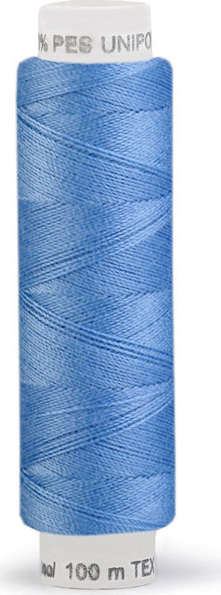 Polyesterové nitě Unipoly návin 100 m Varianta: 552 Della Robbia Blue, Balení: 10 ks