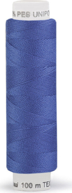 Polyesterové nitě Unipoly návin 100 m Varianta: 554 Dazzling Blue, Balení: 10 ks